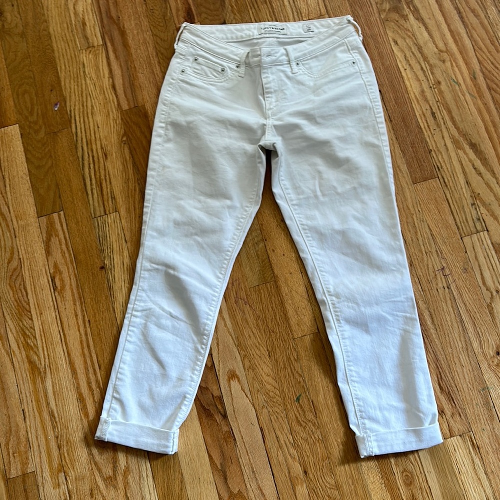 Lucky Lolita skinny white jean 4/27